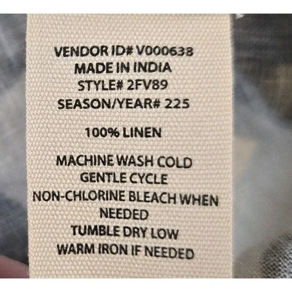 Soft Surroundings Women's 100% Linen Knee Length Dress Size Large - Picture 8 of 10